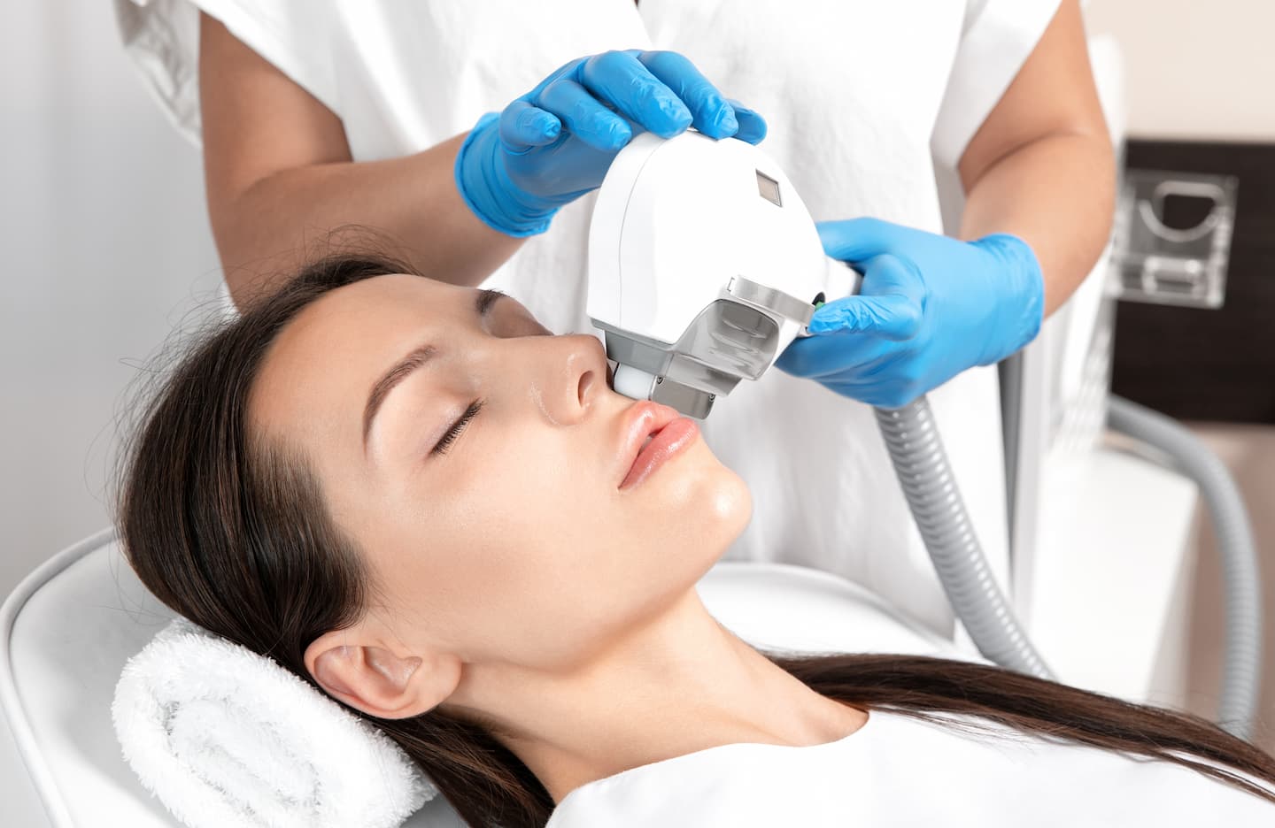 atient following IPL laser facial recovery with radiant, even-toned skin after treatment at The Aesthetic Edit in Cedar Park, TX.