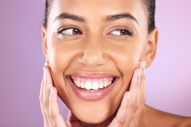 skincare-beauty-woman-with-hands-face-luxury-spa-beauty-products-dermatology-cosmetics-makeup-happy-girl-purple-background-wellness-facial-treatment-aesthetic_590464-121503